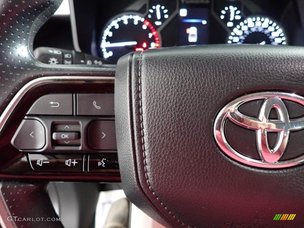 2023 Toyota Tundra SR5 CrewMax 4x4 Boulder Steering Wheel Photo #146224210