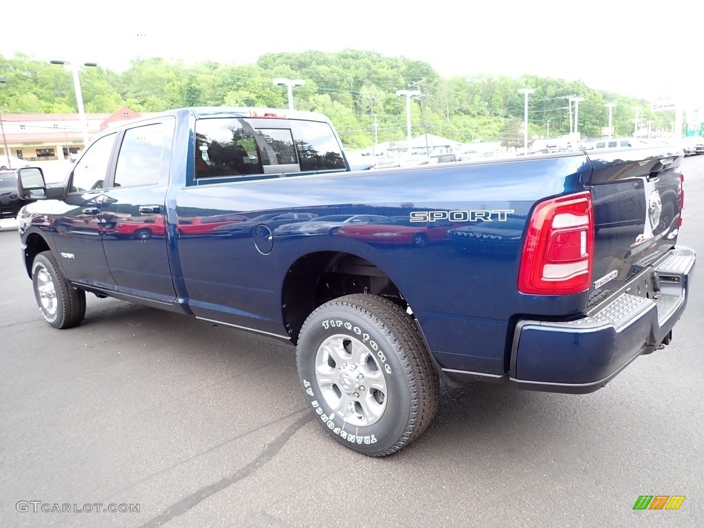2023 3500 Big Horn Crew Cab 4x4 - Patriot Blue Pearl / Black photo #3
