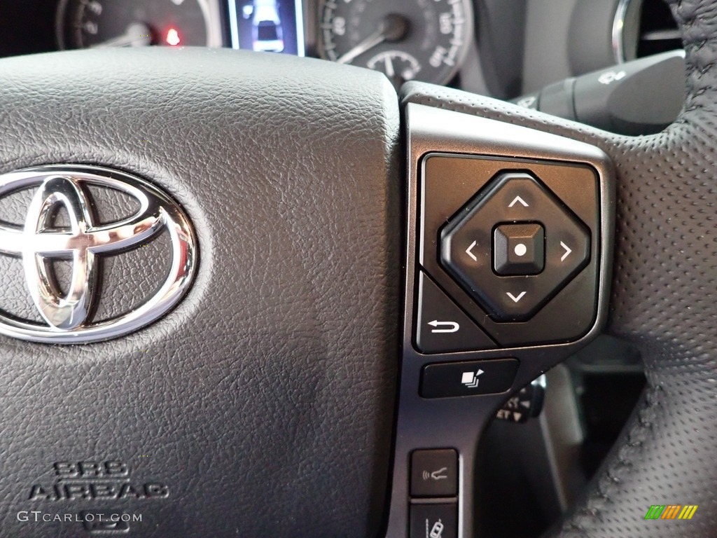 2023 Toyota Tacoma TRD Sport Double Cab 4x4 Black/Cement Steering Wheel Photo #146224923