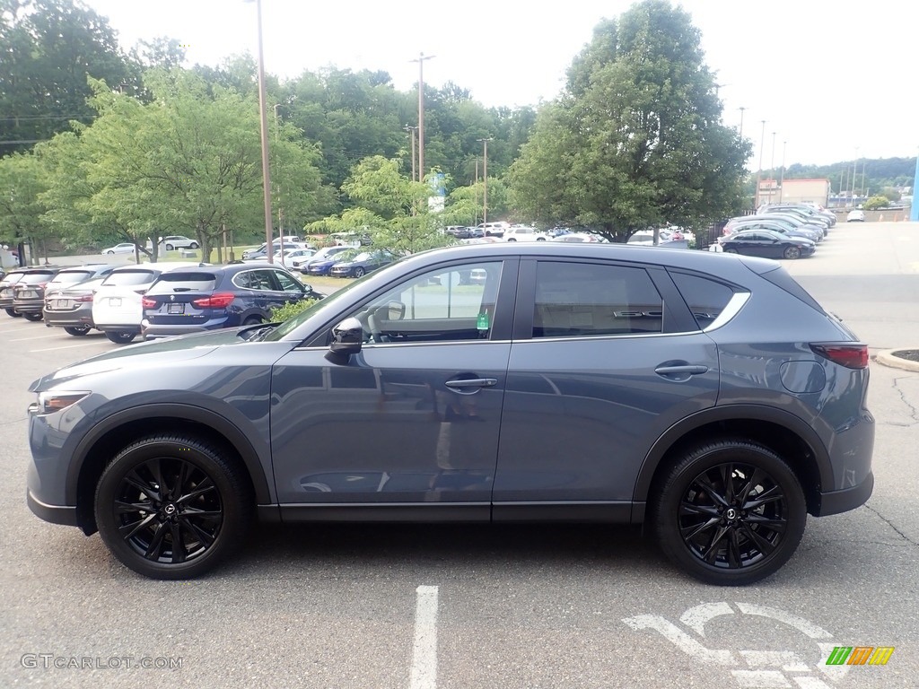 2023 CX-5 S Carbon Edition AWD - Polymetal Gray / Red photo #6