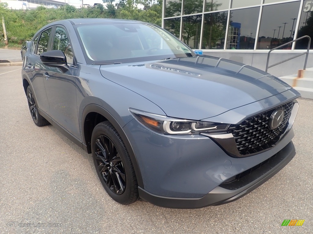 2023 CX-5 S Carbon Edition AWD - Polymetal Gray / Red photo #9