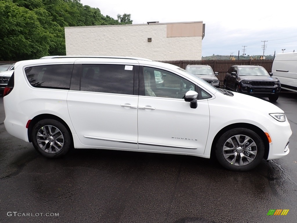 Bright White 2023 Chrysler Pacifica Pinnacle Plug-In Hybrid Exterior Photo #146225730