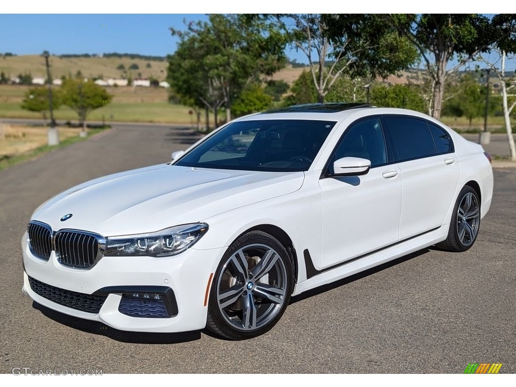2017 7 Series 740i Sedan - Alpine White / Black photo #1