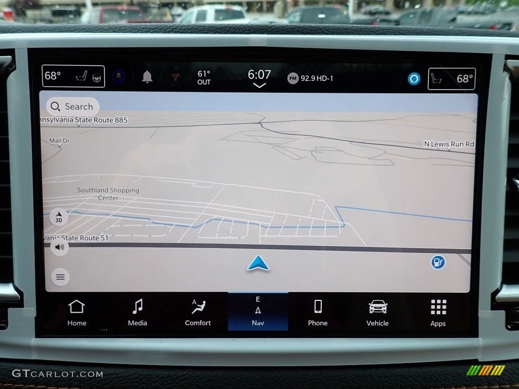 2023 Chrysler Pacifica Pinnacle Plug-In Hybrid Navigation Photo #146225963