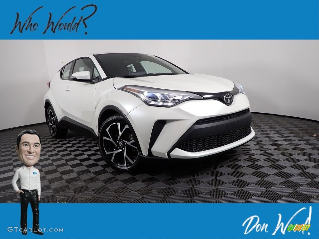 2021 C-HR XLE - Blizzard White Pearl / Black photo #1