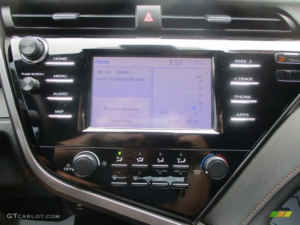 2019 Camry LE - Midnight Black Metallic / Black photo #11