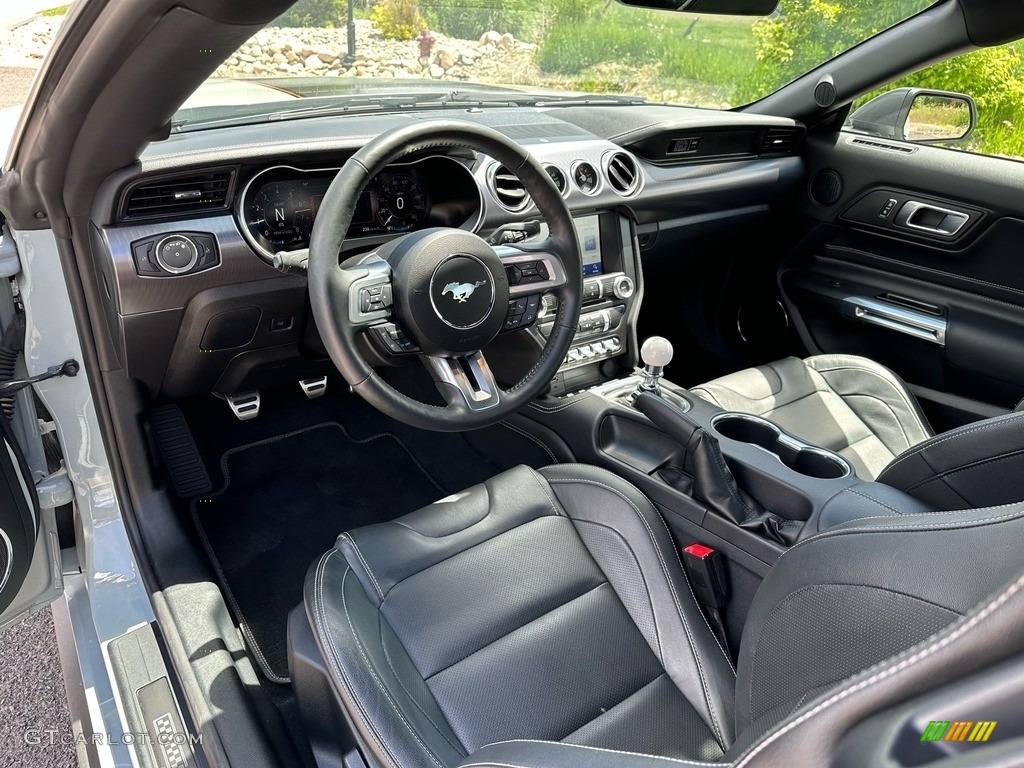Ebony/Recaro Leather Trimed Interior 2021 Ford Mustang Mach 1 Photo #146226831