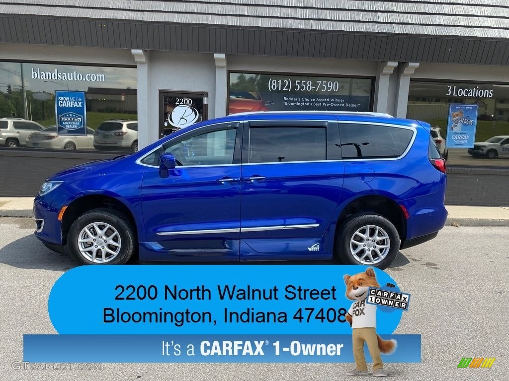 2020 Pacifica Touring L - Ocean Blue Metallic / Alloy/Black photo #2