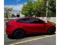 Red Multi-Coat 2022 Tesla Model Y Long Range AWD Exterior
