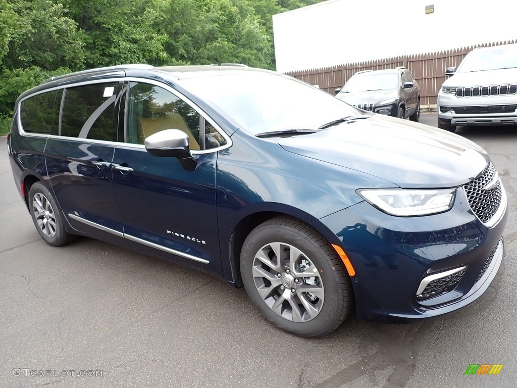 Fathom Blue Pearl 2023 Chrysler Pacifica Pinnacle Plug-In Hybrid Exterior Photo #146227578