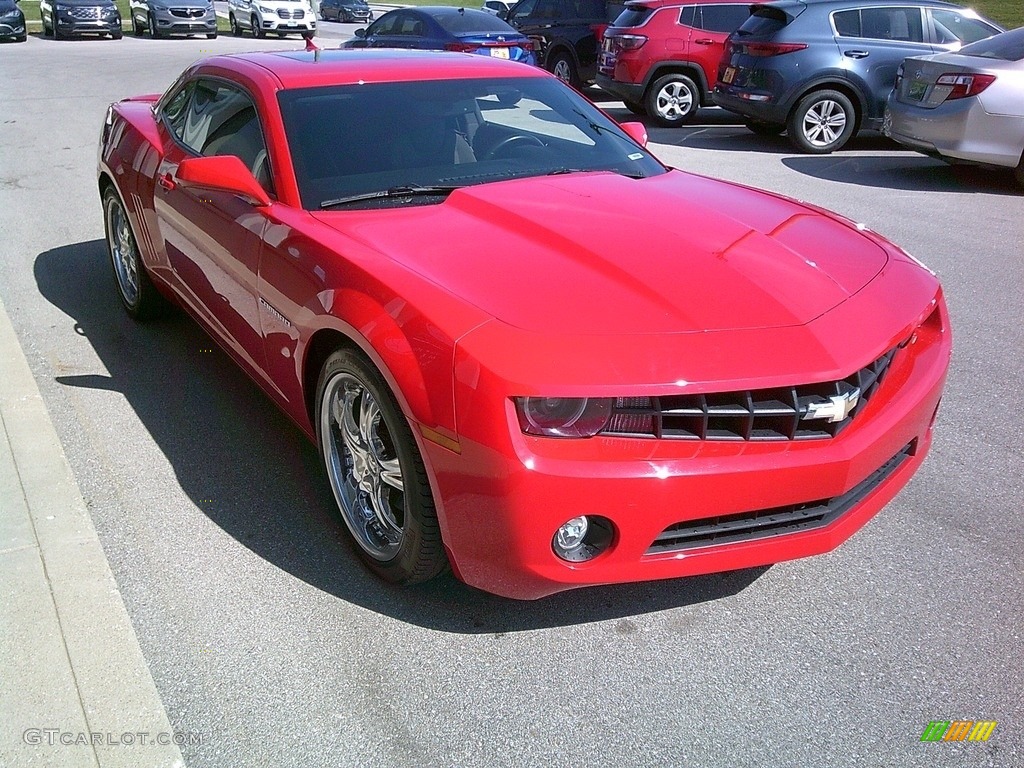 2012 Camaro LT Coupe - Victory Red / Black photo #8