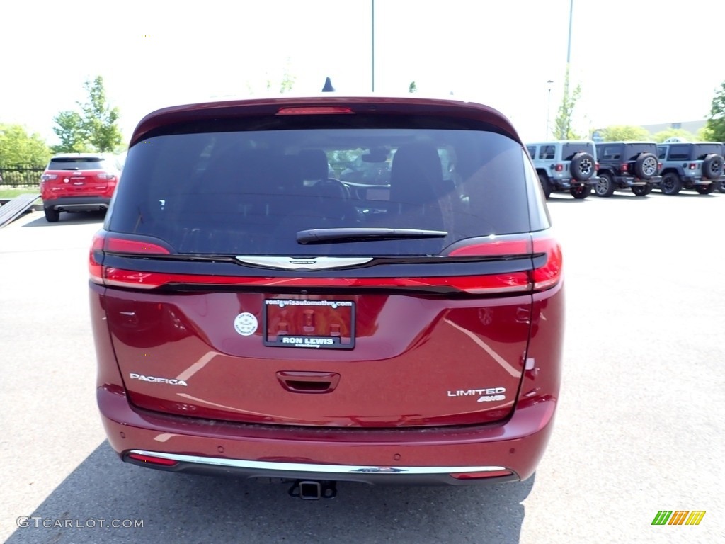 2023 Pacifica Limited AWD - Velvet Red Pearl / Black/Alloy photo #4