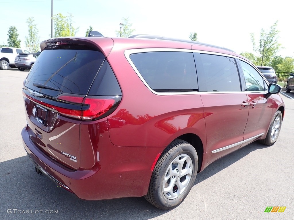 2023 Pacifica Limited AWD - Velvet Red Pearl / Black/Alloy photo #5