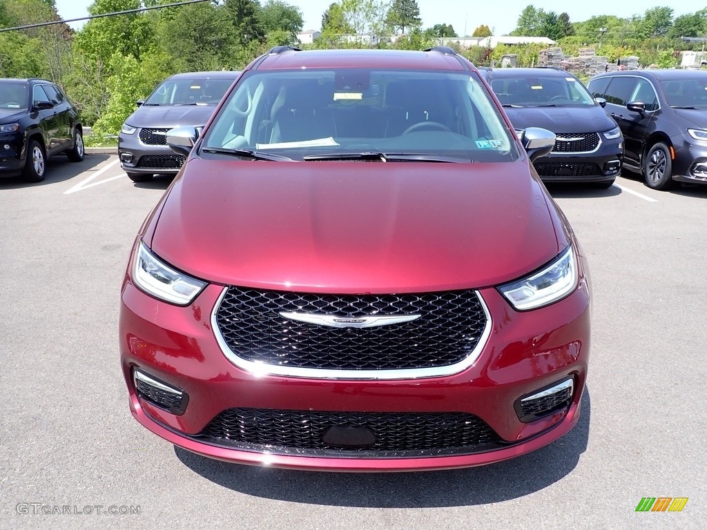 2023 Pacifica Limited AWD - Velvet Red Pearl / Black/Alloy photo #8