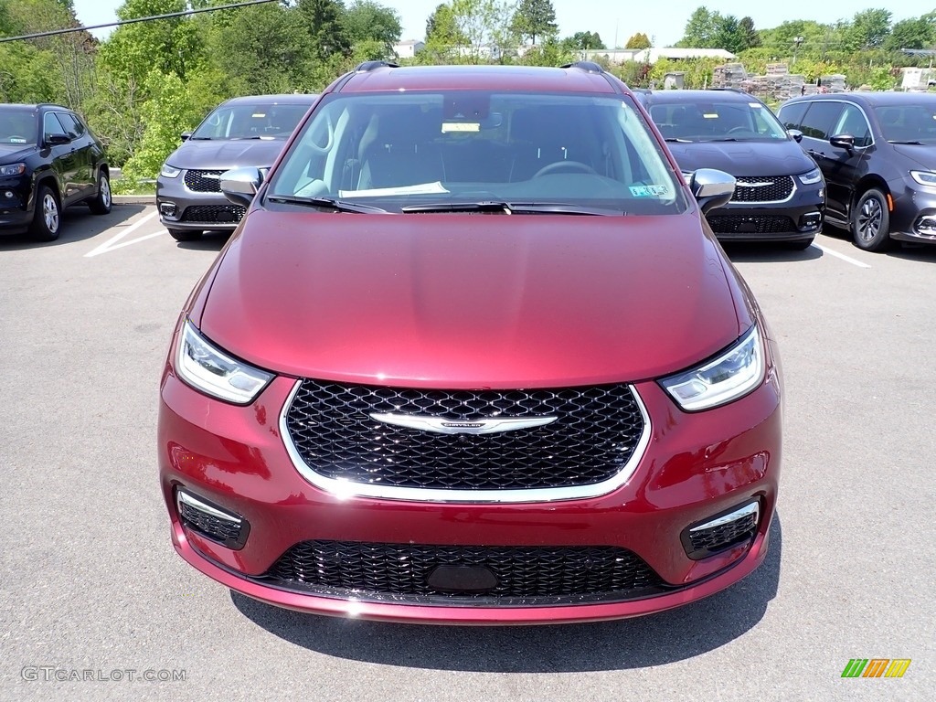 2023 Pacifica Limited AWD - Velvet Red Pearl / Black/Alloy photo #8
