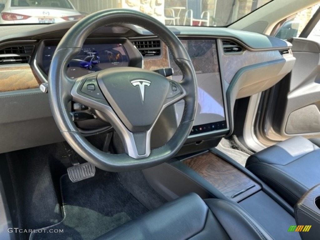 Black Interior 2018 Tesla Model X 100D Photo #146228976