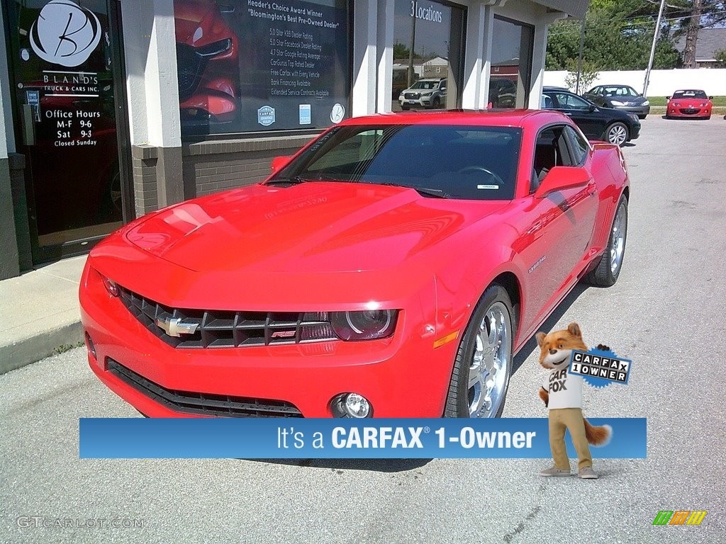 2012 Camaro LT Coupe - Victory Red / Black photo #23