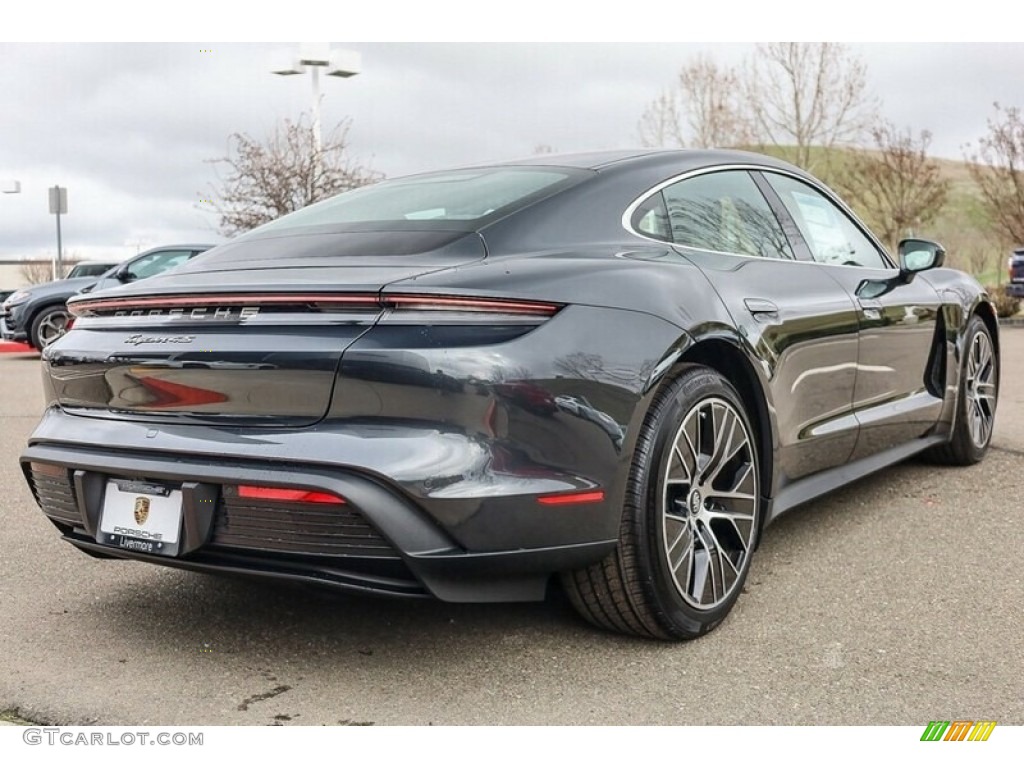 Volcano Grey Metallic 2021 Porsche Taycan 4S Sedan Exterior Photo #146229570