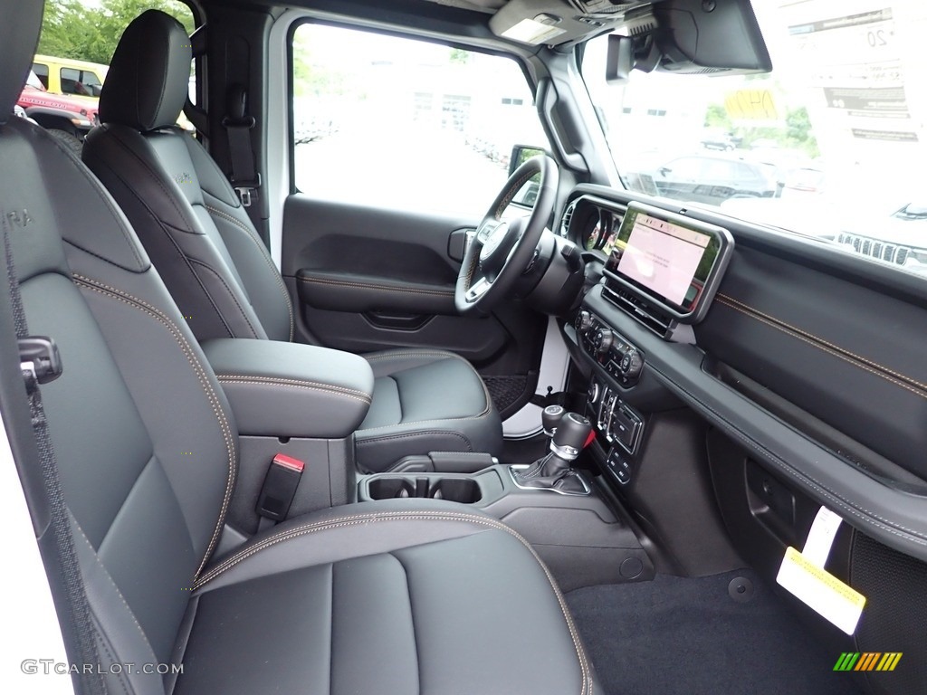 Black Interior 2024 Jeep Wrangler 4-Door Sahara 4x4 Photo #146229630