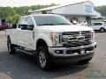 White Platinum - F350 Super Duty Lariat Crew Cab 4x4 Photo No. 7