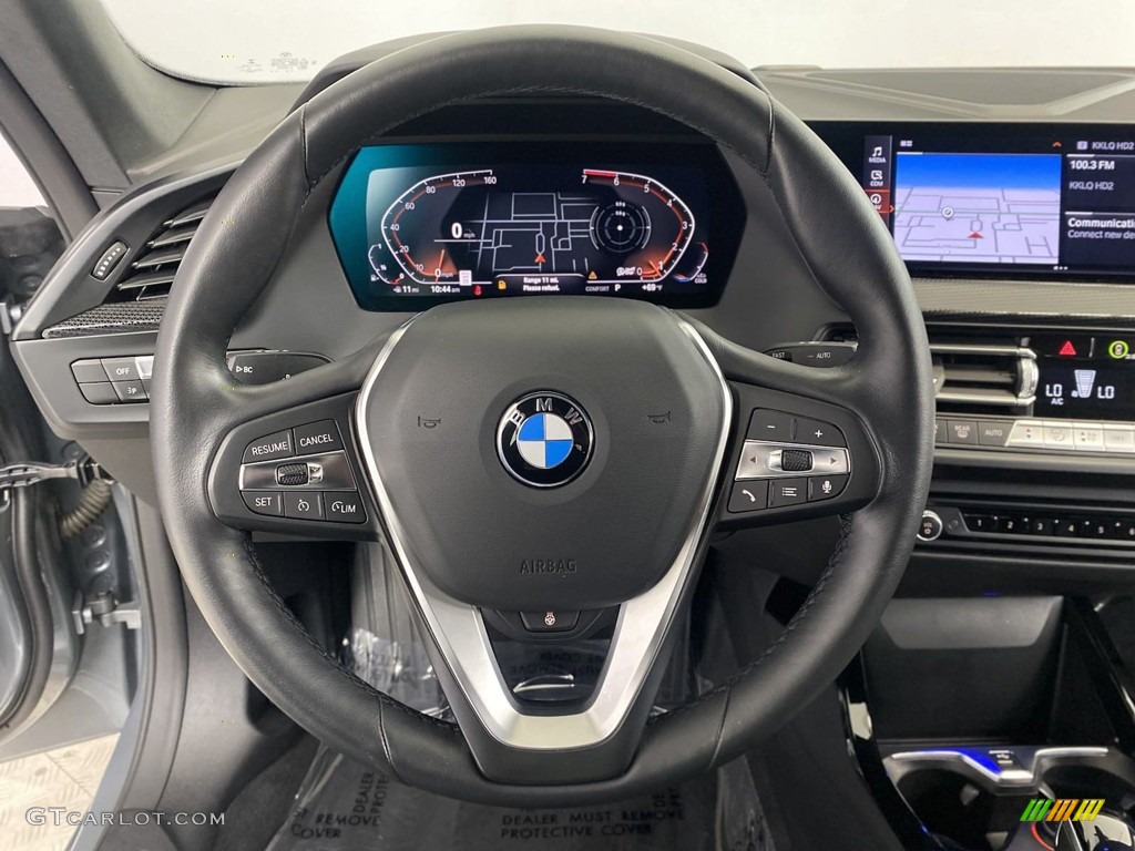 2022 BMW 2 Series 228i Gran Coupe Black Steering Wheel Photo #146230282