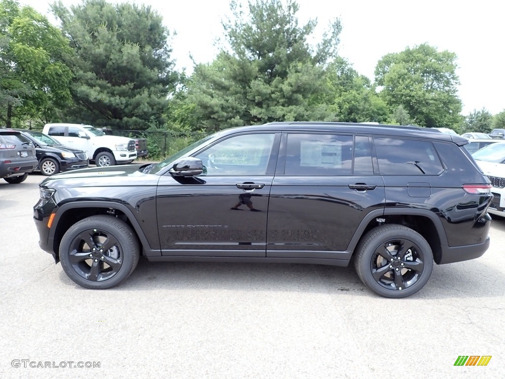Diamond Black Crystal Pearl 2023 Jeep Grand Cherokee L Altitude 4x4 Exterior Photo #146231316