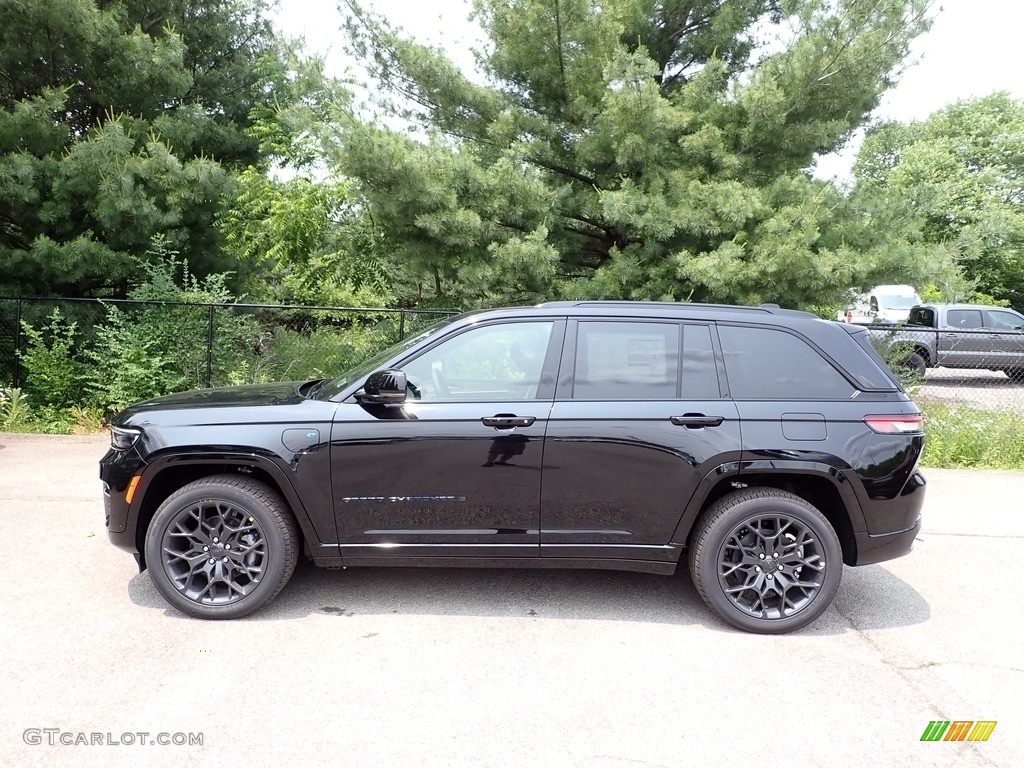 Diamond Black Crystal Pearl 2023 Jeep Grand Cherokee Summit Reserve 4XE Exterior Photo #146232678