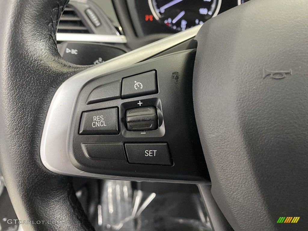 2021 BMW X1 sDrive28i Black Steering Wheel Photo #146233125