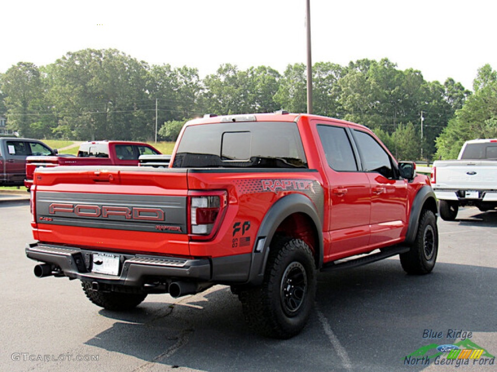 2022 F150 SVT Raptor SuperCrew 4x4 - Code Orange / Black photo #5