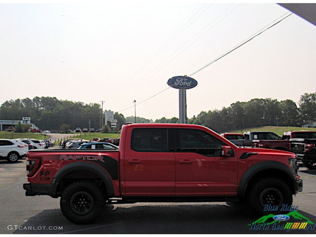 2022 F150 SVT Raptor SuperCrew 4x4 - Code Orange / Black photo #6