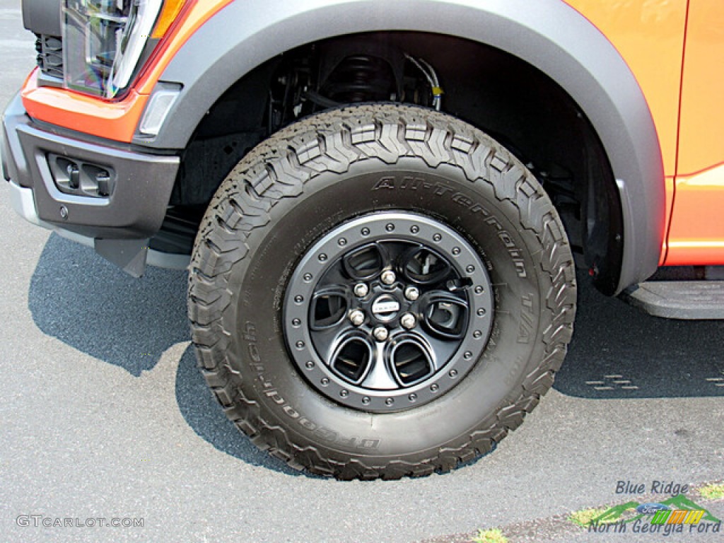 2022 F150 SVT Raptor SuperCrew 4x4 - Code Orange / Black photo #9