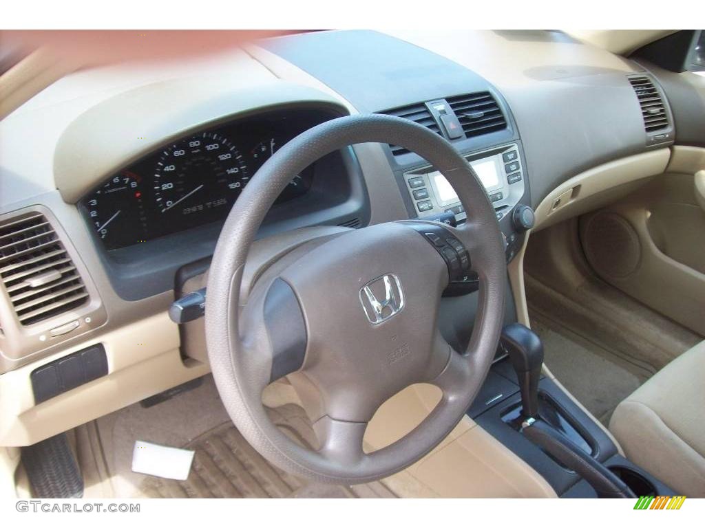 2007 Accord LX Sedan - Desert Mist Metallic / Ivory photo #5