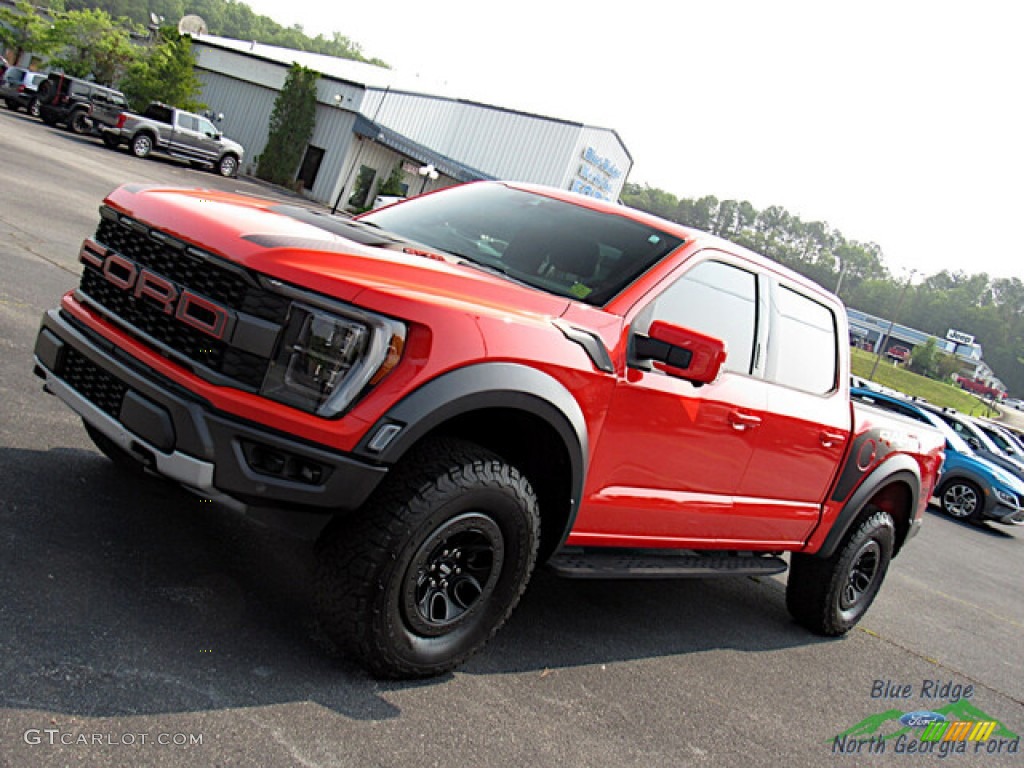 2022 F150 SVT Raptor SuperCrew 4x4 - Code Orange / Black photo #32