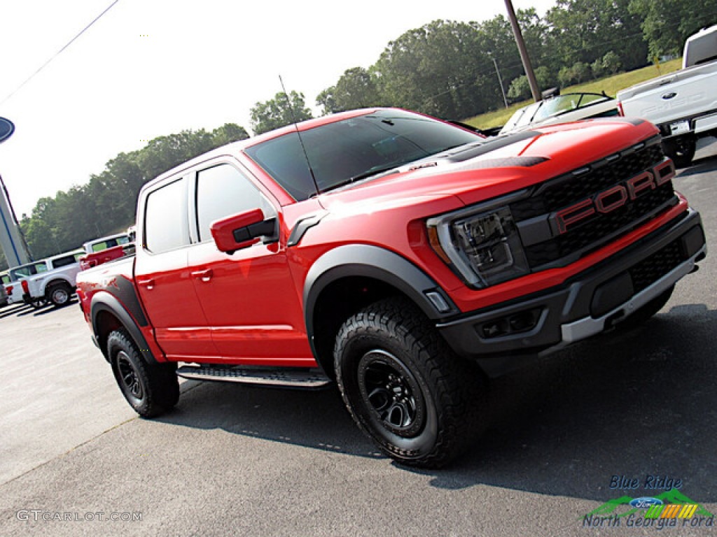 2022 F150 SVT Raptor SuperCrew 4x4 - Code Orange / Black photo #33