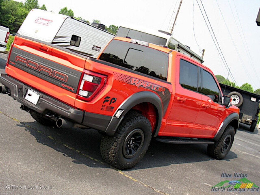 2022 F150 SVT Raptor SuperCrew 4x4 - Code Orange / Black photo #34