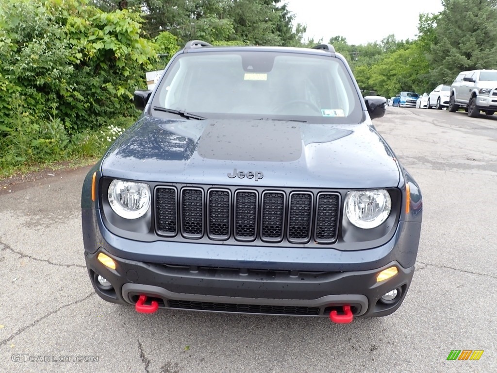 2023 Renegade Trailhawk 4x4 - Slate Blue Pearl / Black photo #2