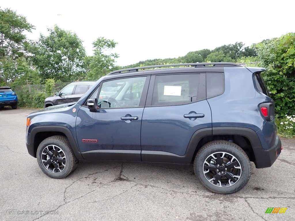 2023 Renegade Trailhawk 4x4 - Slate Blue Pearl / Black photo #8