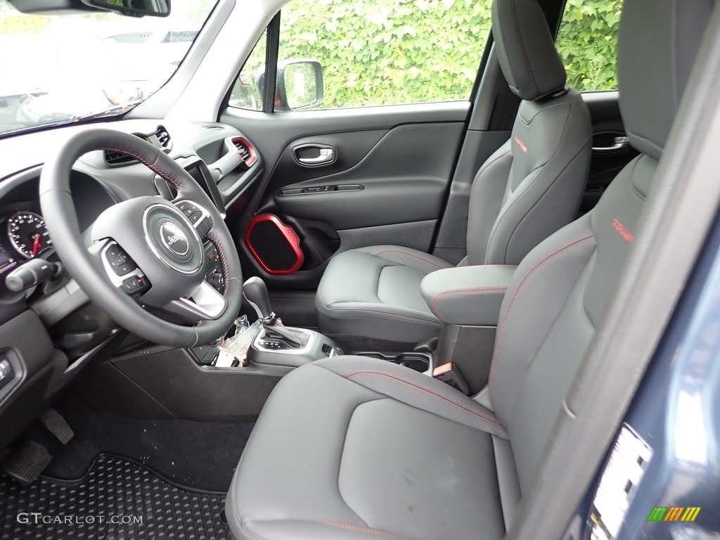 Black Interior 2023 Jeep Renegade Trailhawk 4x4 Photo #146234242