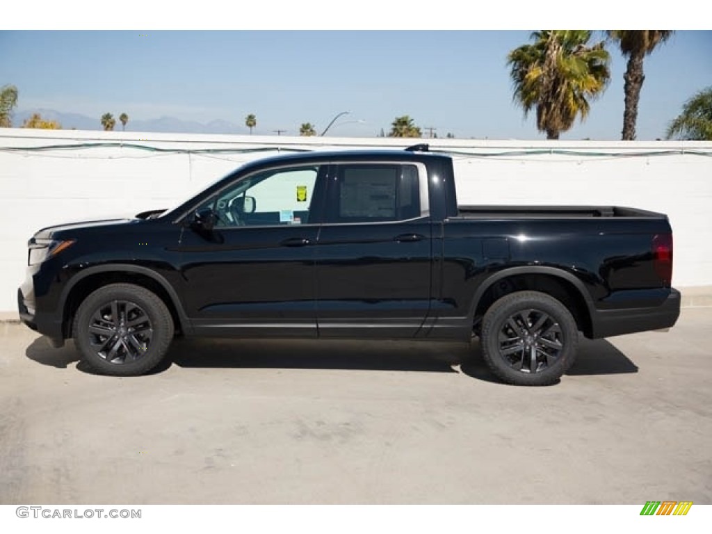 Crystal Black Pearl 2023 Honda Ridgeline Sport AWD Exterior Photo #146234322