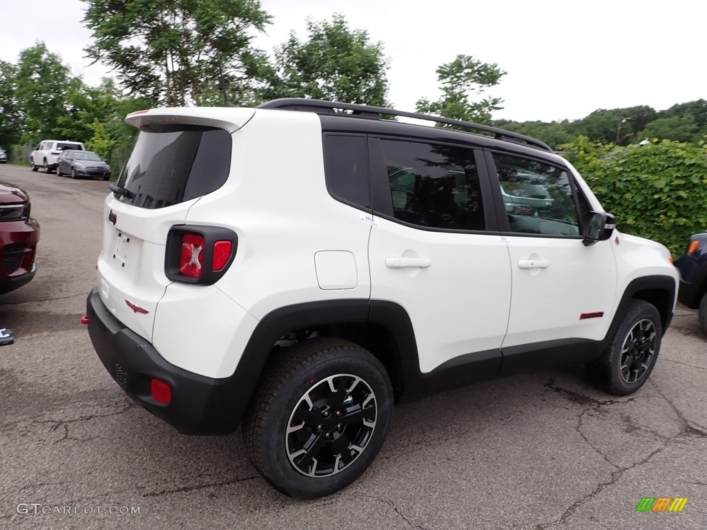 2023 Renegade Trailhawk 4x4 - Alpine White / Black photo #5