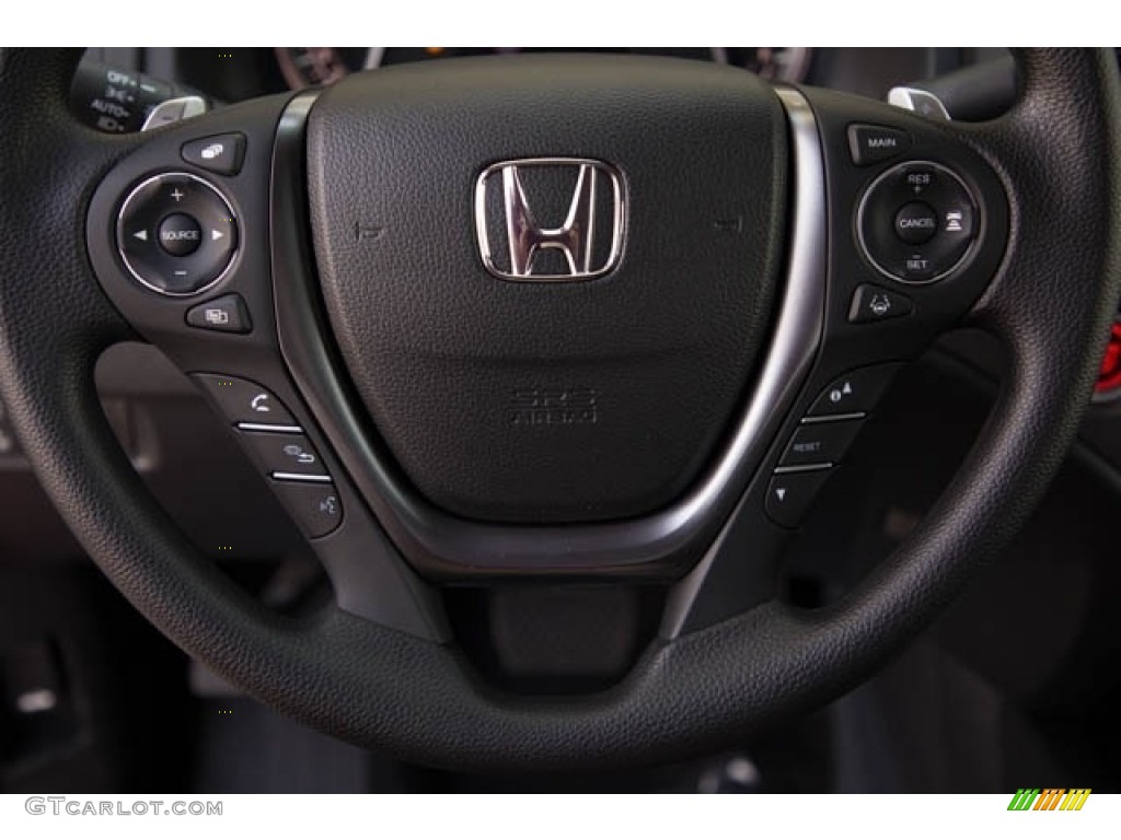 2023 Honda Ridgeline Sport AWD Black Steering Wheel Photo #146234592
