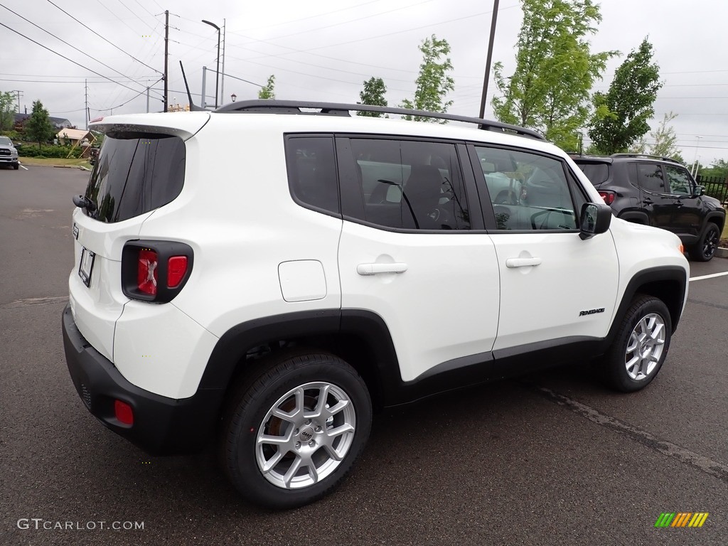 2023 Renegade Latitude 4x4 - Alpine White / Black photo #5