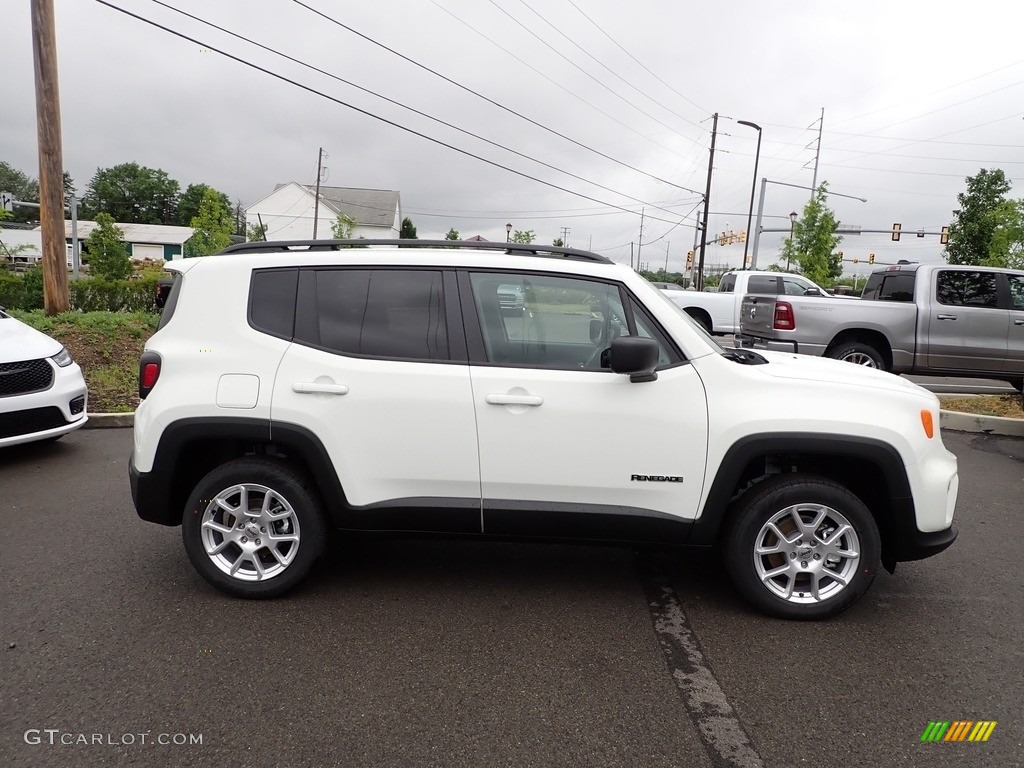 2023 Renegade Latitude 4x4 - Alpine White / Black photo #6
