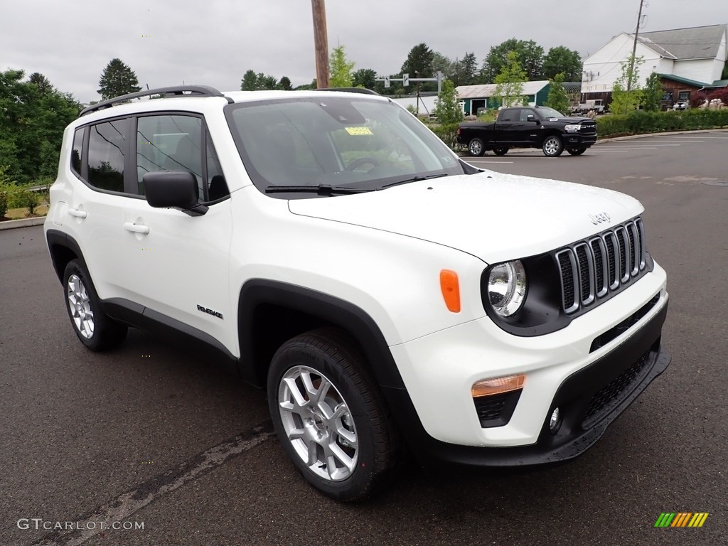 2023 Renegade Latitude 4x4 - Alpine White / Black photo #7