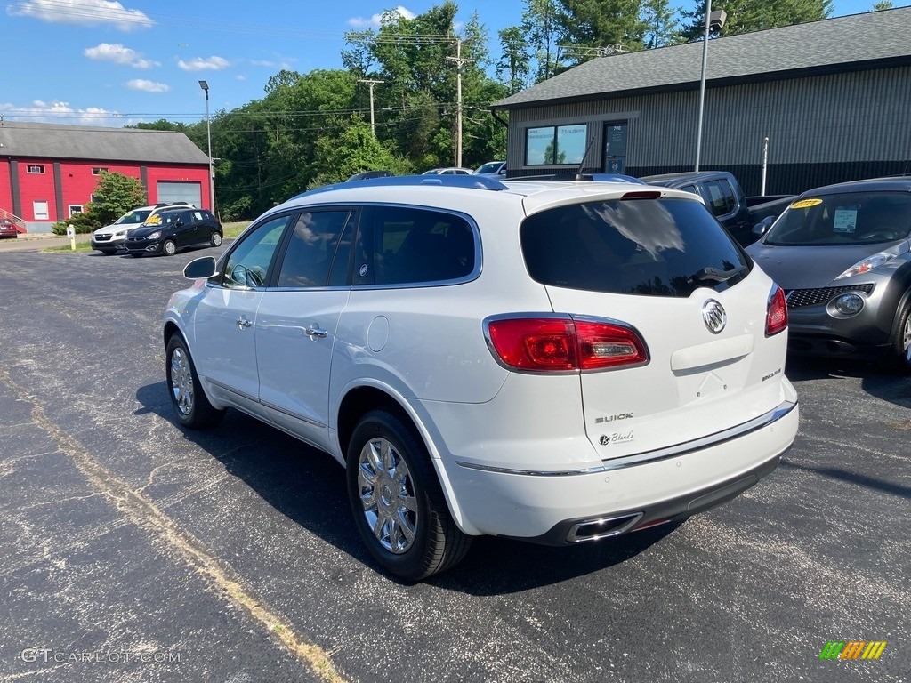 2017 Enclave Leather - White Frost Tricoat / Light Titanium photo #3