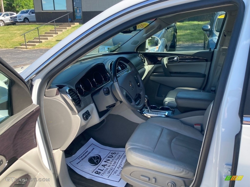 2017 Enclave Leather - White Frost Tricoat / Light Titanium photo #11