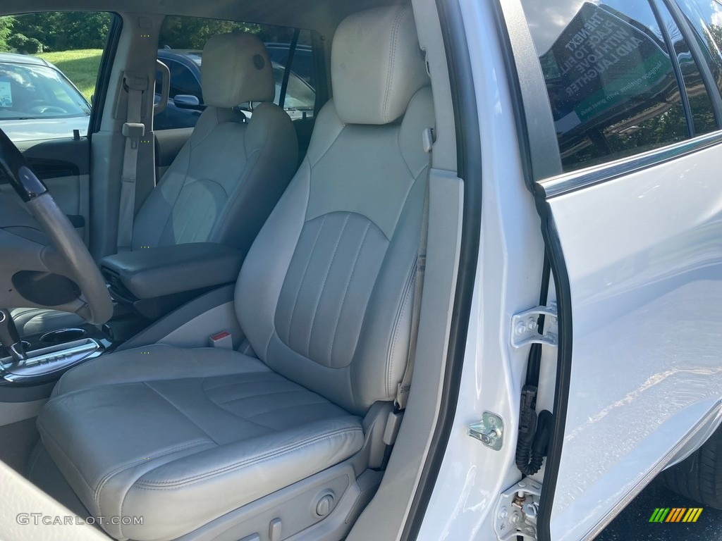 2017 Enclave Leather - White Frost Tricoat / Light Titanium photo #12