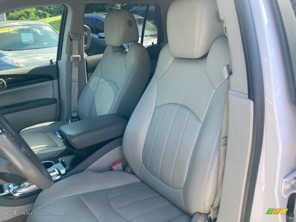 2017 Enclave Leather - White Frost Tricoat / Light Titanium photo #14