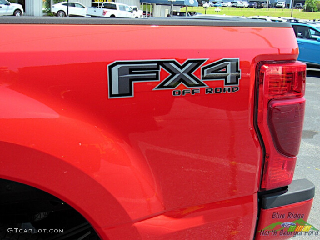 2022 F250 Super Duty XLT Crew Cab 4x4 - Race Red / Medium Earth Gray photo #31