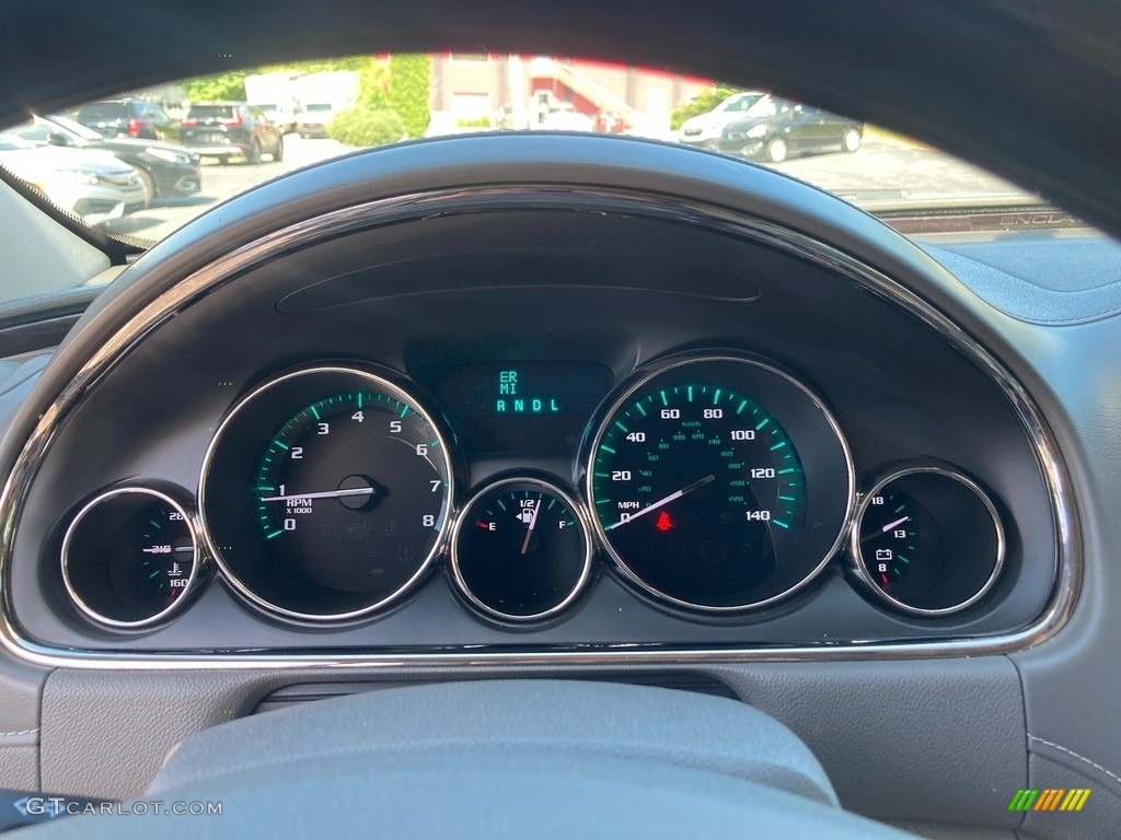 2017 Enclave Leather - White Frost Tricoat / Light Titanium photo #23